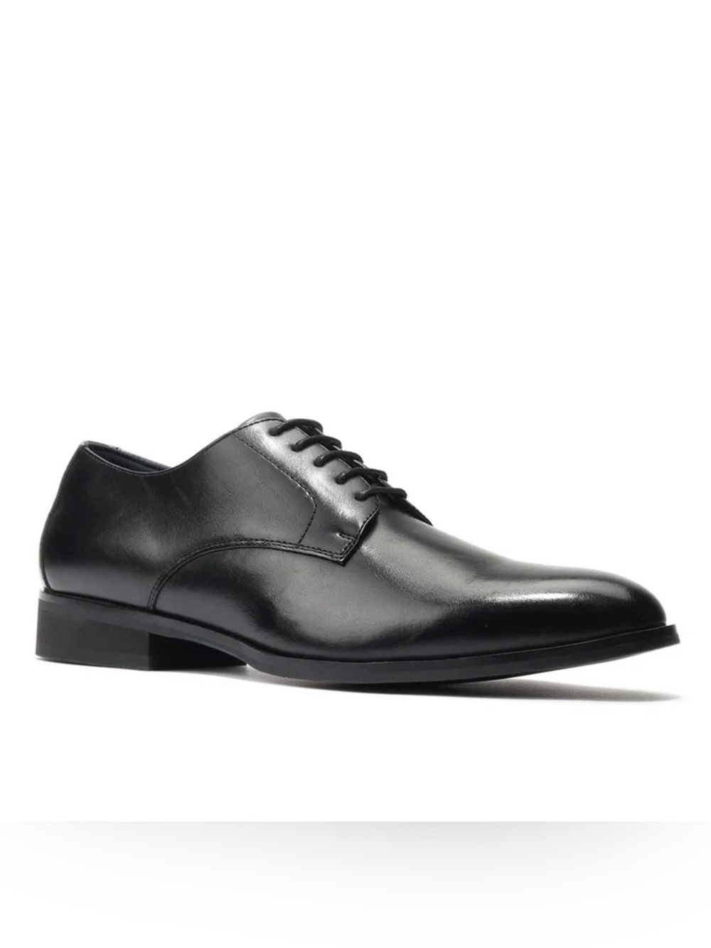 Santino Luciano “Marcello” Black Leather Derby Oxford Dress Shoes Men’s size 12